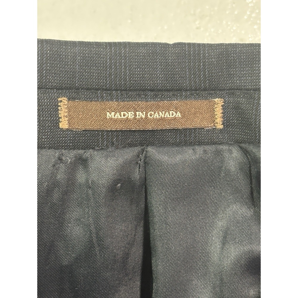 Charcoal Plaid Peter Millar Blazer Jacket Sport Suit Coat All Season Wool 44r View 6